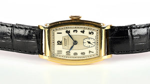 Tissot - 9k Gold Art Deco Dress Watch - Dennison Case - c.1932
