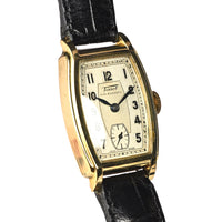 Tissot - 9k Gold Art Deco Dress Watch - Dennison Case - c.1932