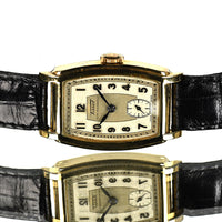 Tissot - 9k Gold Art Deco Dress Watch - Dennison Case - c.1932