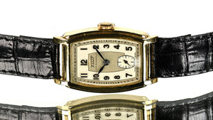 Tissot - 9k Gold Art Deco Dress Watch - Dennison Case - c.1932