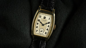 Tissot - 9k Gold Art Deco Dress Watch - Dennison Case - c.1932