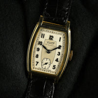 Tissot - 9k Gold Art Deco Dress Watch - Dennison Case - c.1932