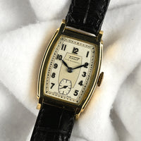 Tissot - 9k Gold Art Deco Dress Watch - Dennison Case - c.1932