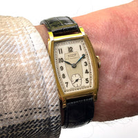 Tissot - 9k Gold Art Deco Dress Watch - Dennison Case - c.1932