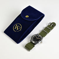 Record Dirty Dozen WWW Military Watch with Rare NATO W10 Numbered Dial and Pumpkin Lume – c.1945 - Matching Case and Lug Numbers