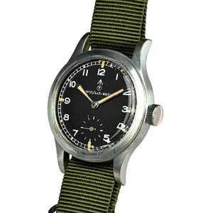 Record Dirty Dozen WWW Military Watch with Rare NATO W10 Numbered Dial and Pumpkin Lume – c.1945 - Matching Case and Lug Numbers