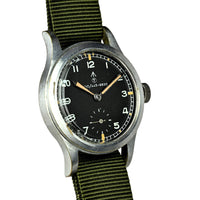 Record Dirty Dozen WWW Military Watch with Rare NATO W10 Numbered Dial and Pumpkin Lume – c.1945 - Matching Case and Lug Numbers