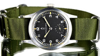 Record Dirty Dozen WWW Military Watch with Rare NATO W10 Numbered Dial and Pumpkin Lume – c.1945 - Matching Case and Lug Numbers
