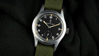 Record Dirty Dozen WWW Military Watch with Rare NATO W10 Numbered Dial and Pumpkin Lume – c.1945 - Matching Case and Lug Numbers