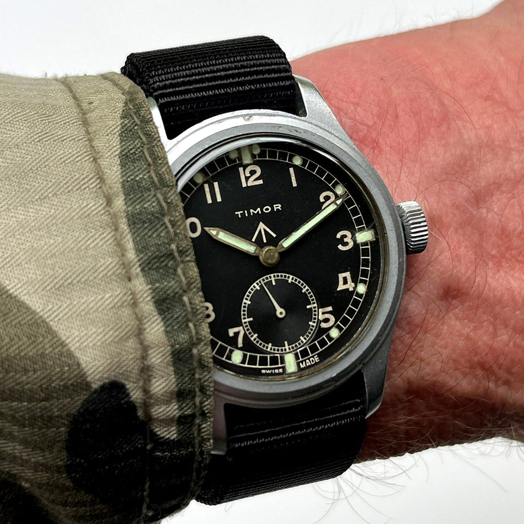 Timor WWW Dirty Dozen - WW2 Military Issued Soldiers Watch - c.1944