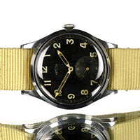 Recta DH - German Military Issued  - Scrubbed Caseback Markings - c.1940s