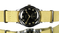 Recta DH - German Military Issued  - Scrubbed Caseback Markings - c.1940s