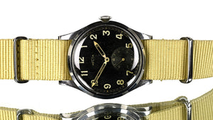 Recta DH - German Military Issued  - Scrubbed Caseback Markings - c.1940s