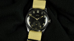 Recta DH - German Military Issued  - Scrubbed Caseback Markings - c.1940s