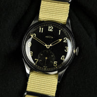 Recta DH - German Military Issued  - Scrubbed Caseback Markings - c.1940s