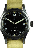 Record WWW Dirty Dozen - NATO Numbered Dial - WW2 Military Issued - c.1944 - With Matching Caseback and Lug Numbers