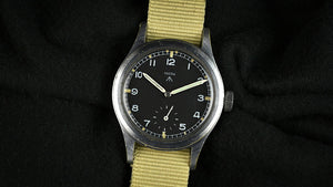 Record WWW Dirty Dozen - NATO Numbered Dial - WW2 Military Issued - c.1944 - With Matching Caseback and Lug Numbers