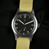 Record WWW Dirty Dozen - NATO Numbered Dial - WW2 Military Issued - c.1944 - With Matching Caseback and Lug Numbers