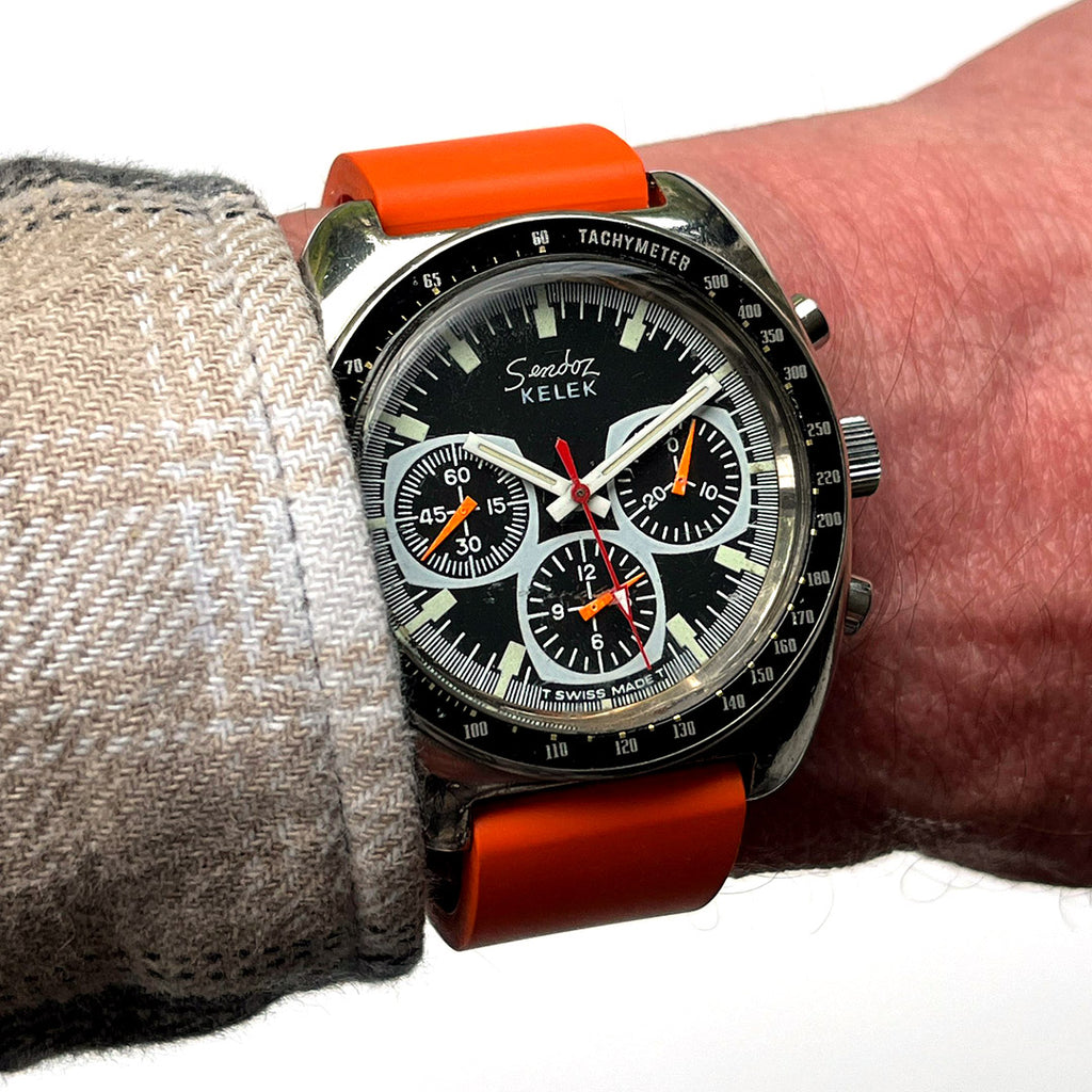 Sandoz Kelek Three Register Chronograph - Fantastic Condition - c.1970s