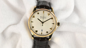 Gucci G-Timeless Automatic Gold Plated Dress Watch - c.2018