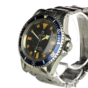 Tudor - Oyster Prince Submariner "Snowflake" - Blue Early 'Swiss' Dial with No Date - Model Refreference 7016/0
