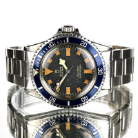 Tudor - Oyster Prince Submariner "Snowflake" - Blue Early 'Swiss' Dial with No Date - Model Refreference 7016/0