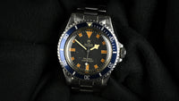 Tudor - Oyster Prince Submariner "Snowflake" - Blue Early 'Swiss' Dial with No Date - Model Refreference 7016/0