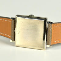 LeCoultre - 14K White Gold Dress Watch - Diamond Dot Dial - c.1960s