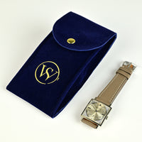 LeCoultre - 14K White Gold Dress Watch - Diamond Dot Dial - c.1960s
