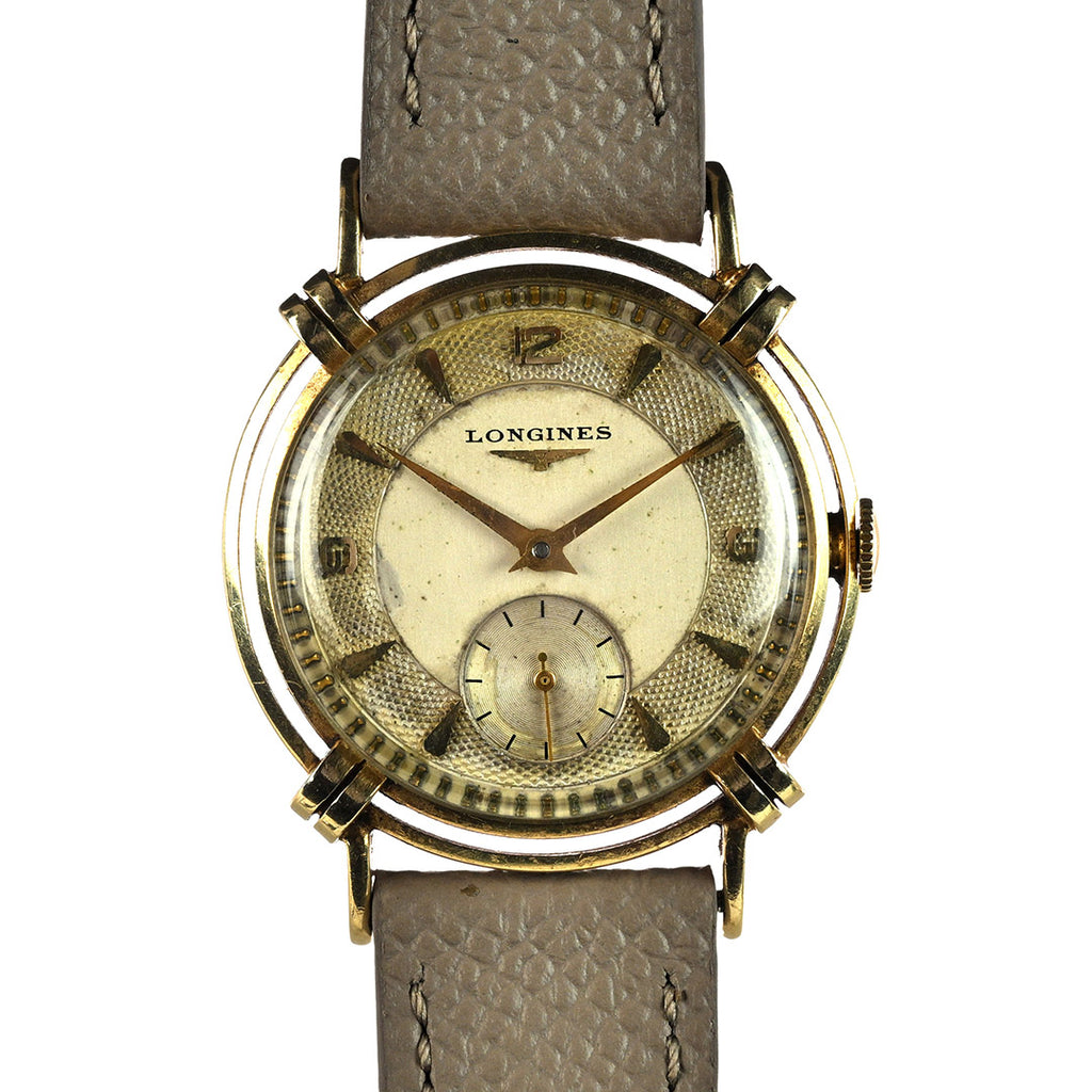 Longines 'President Washington' - 14k Gold - Beautiful Knotted Lugs - c.1952