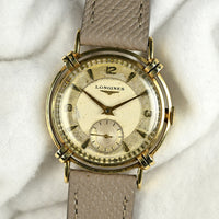 Longines 'President Washington' - 14k Gold - Beautiful Knotted Lugs - c.1952