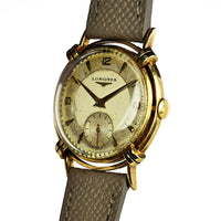 Longines 'President Washington' - 14k Gold - Beautiful Knotted Lugs - c.1952