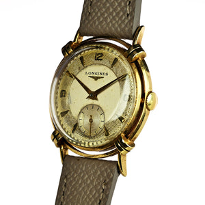 Longines 'President Washington' - 14k Gold - Beautiful Knotted Lugs - c.1952