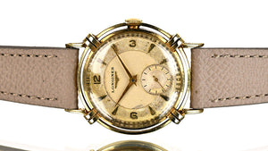 Longines 'President Washington' - 14k Gold - Beautiful Knotted Lugs - c.1952