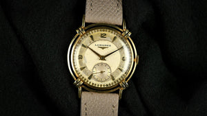 Longines 'President Washington' - 14k Gold - Beautiful Knotted Lugs - c.1952