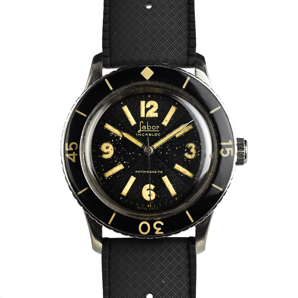 Labor Incabloc Antimagnetic Divers Watch Calibre AS1187 - 1950s