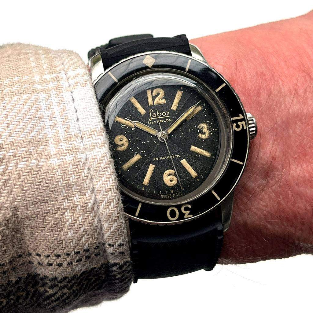 Labor Incabloc Antimagnetic Divers Watch Calibre AS1187 - 1950s