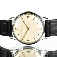 Doxa Anti-Magnetic Dress Watch - Steel Case - Gilt Furniture - c.1950s