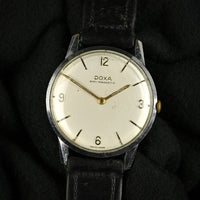 Doxa Anti-Magnetic Dress Watch - Steel Case - Gilt Furniture - c.1950s