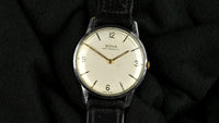 Doxa Anti-Magnetic Dress Watch - Steel Case - Gilt Furniture - c.1950s
