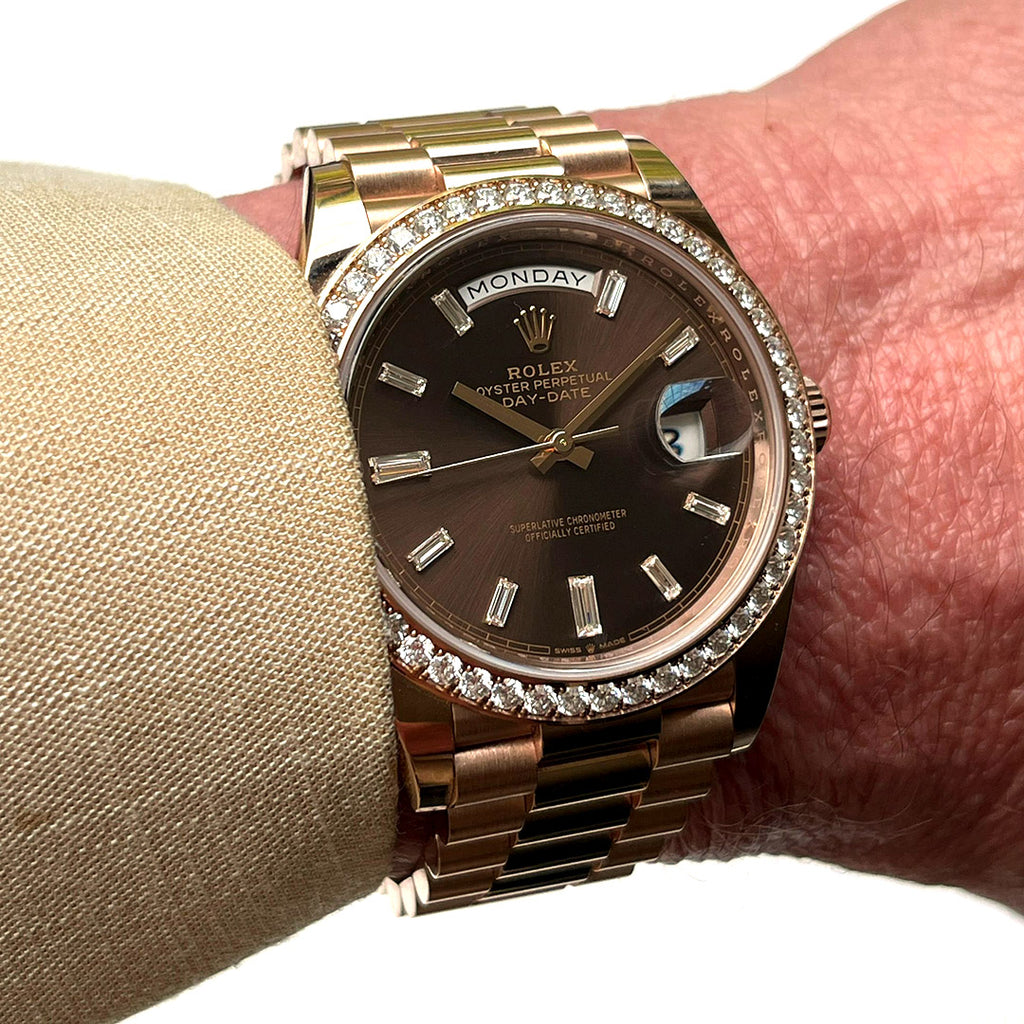 Rolex Oyster Perpetual Day-Date - Model 228345RBR - 2021 - Unworn with Box and Papers