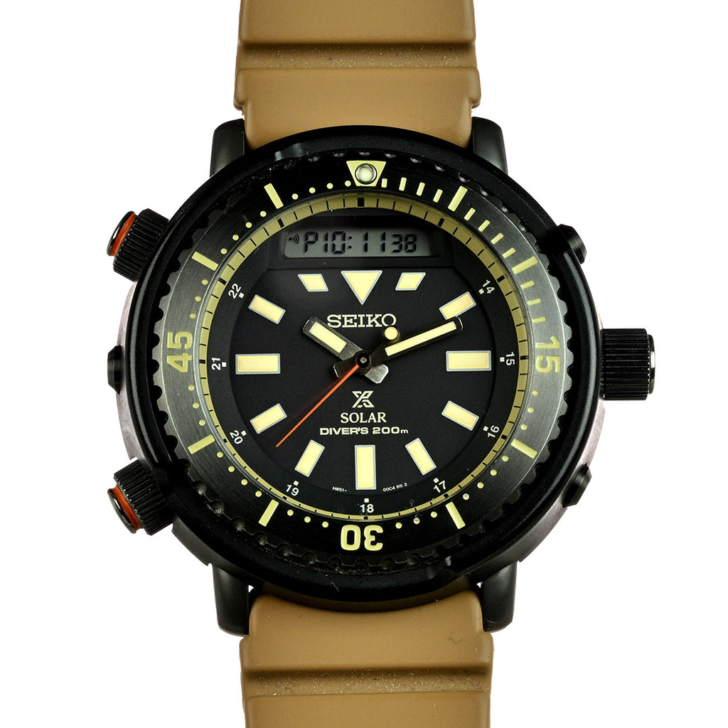 Seiko H851 - Solar Diver's 200m - The 'Arnie' -  Box and Papers - c.2020