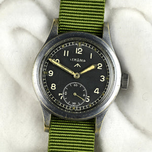 Lemania WWW - Dirty Dozen Military Issued Soldiers Watch - Original Condition - c.1944
