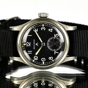 Record Dirty Dozen WW2 Military Issued Soldiers Watch - Original Condition - c.1944