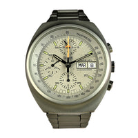 Heuer Chronograph Automatic Day Date Lederer - Model Ref: 510.503 - c.1979