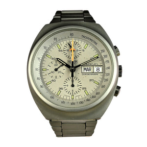 Heuer Chronograph Automatic Day Date Lederer - Model Ref: 510.503 - c.1979