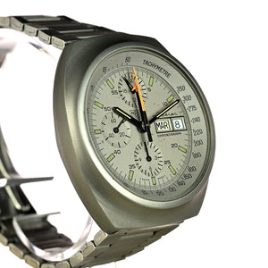 Heuer Chronograph Automatic Day Date Lederer - Model Ref: 510.503 - c.1979