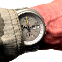 Heuer Chronograph Automatic Day Date Lederer - Model Ref: 510.503 - c.1979