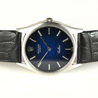 Rolex Cellini - Reference 3804 -  18k White Gold - Blue Dial - c.1975 - Mechanical Hand Wound Movement