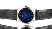 Rolex Cellini - Reference 3804 -  18k White Gold - Blue Dial - c.1975 - Mechanical Hand Wound Movement